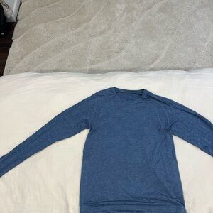 Men's Lululemon Long-Sleeve Crewneck Shirt - Blue